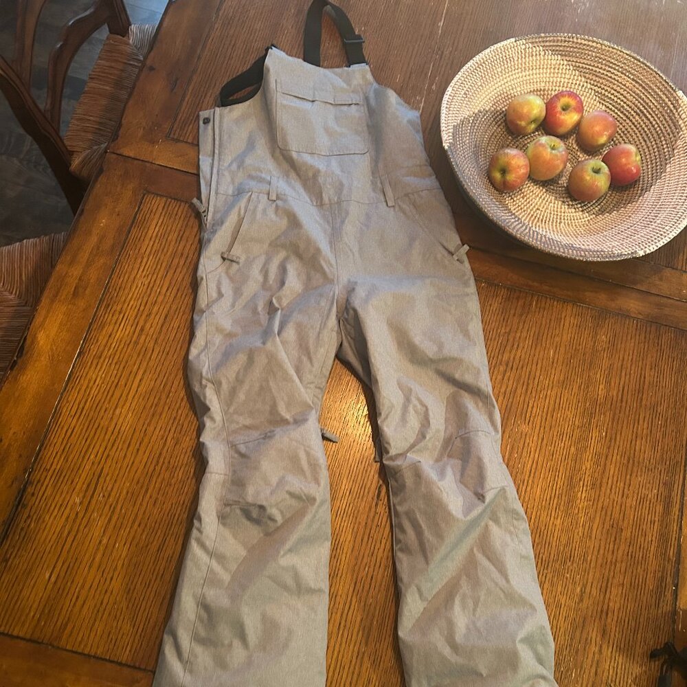 Teen Girl Roxy Ski pants, gray / silver, Size 14